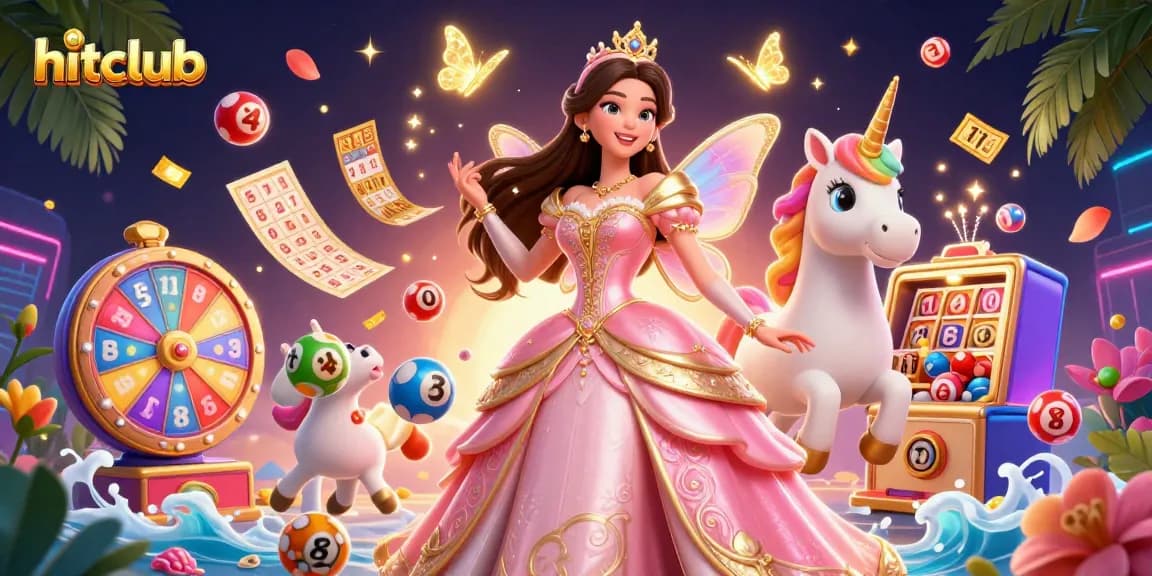 Engage with hitclub's vibrant lottery experience featuring dynamic characters and colorful game elements.
