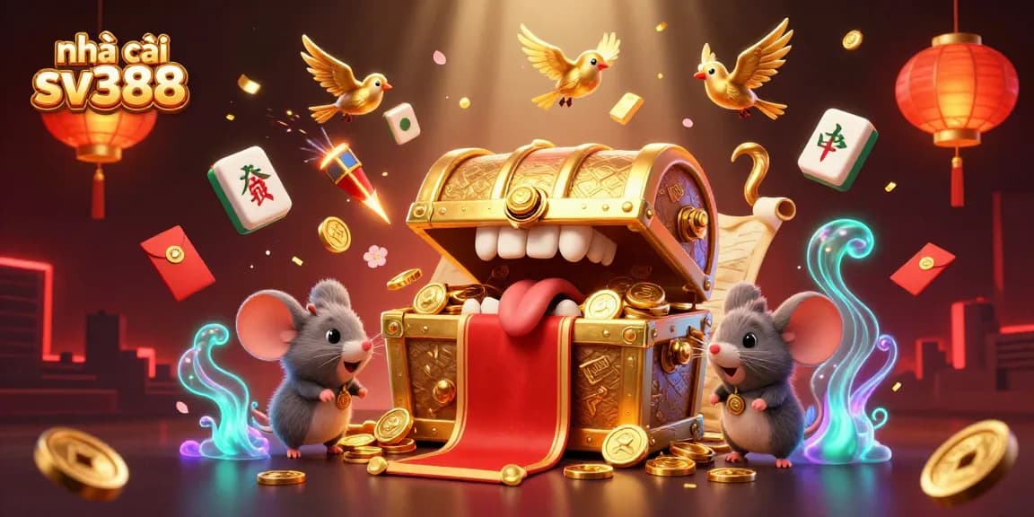 Engage with nhà cái sv388 as a dynamic chest lures mice into exciting gambling adventures.