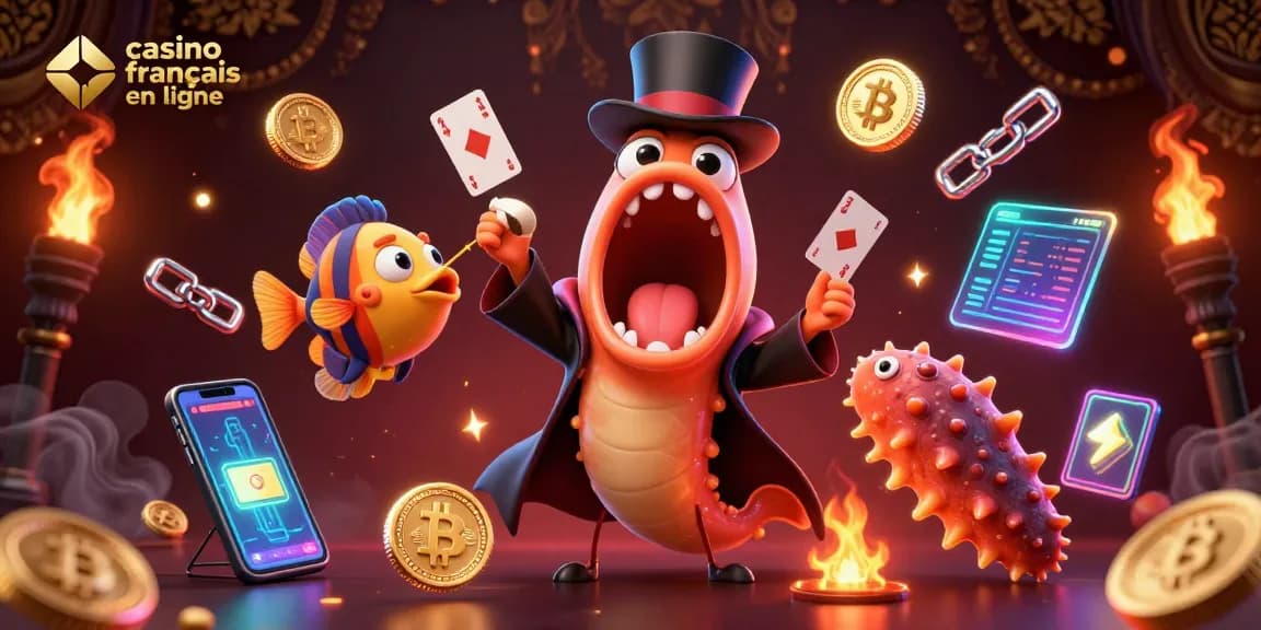 Le casino français en ligne vous invite à profiter de jeux captivants, avec une scène magique sous-marine.