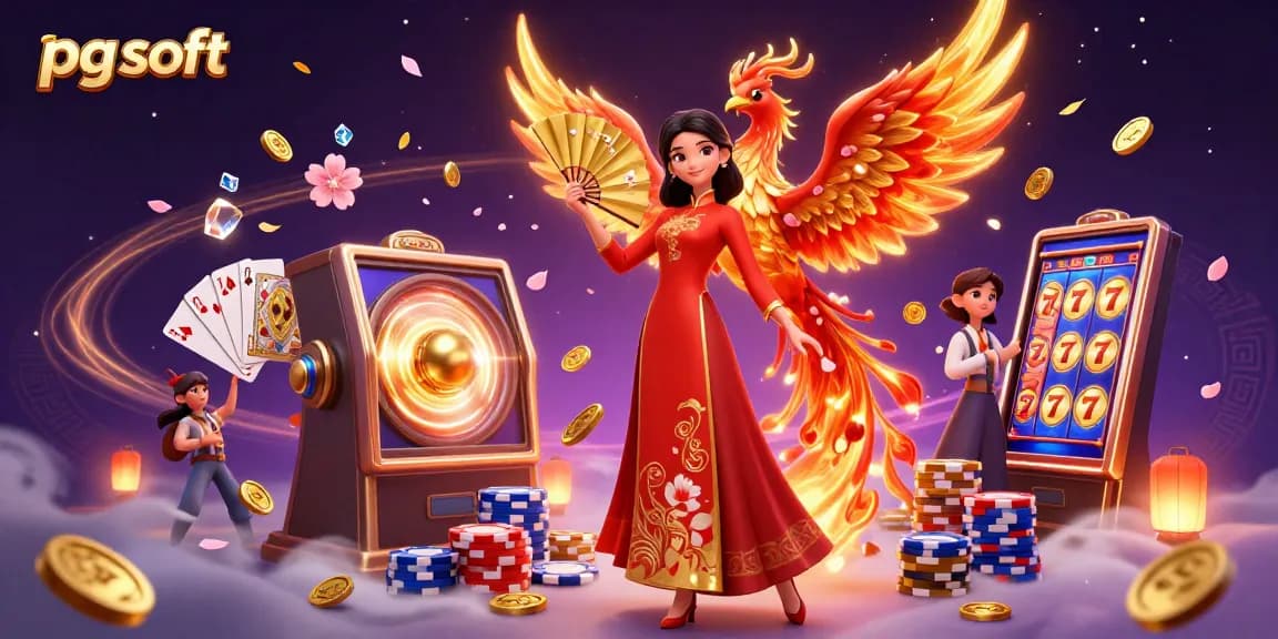 Experience the excitement of pg soft gaming with dynamic slot reels and vibrant casino action.