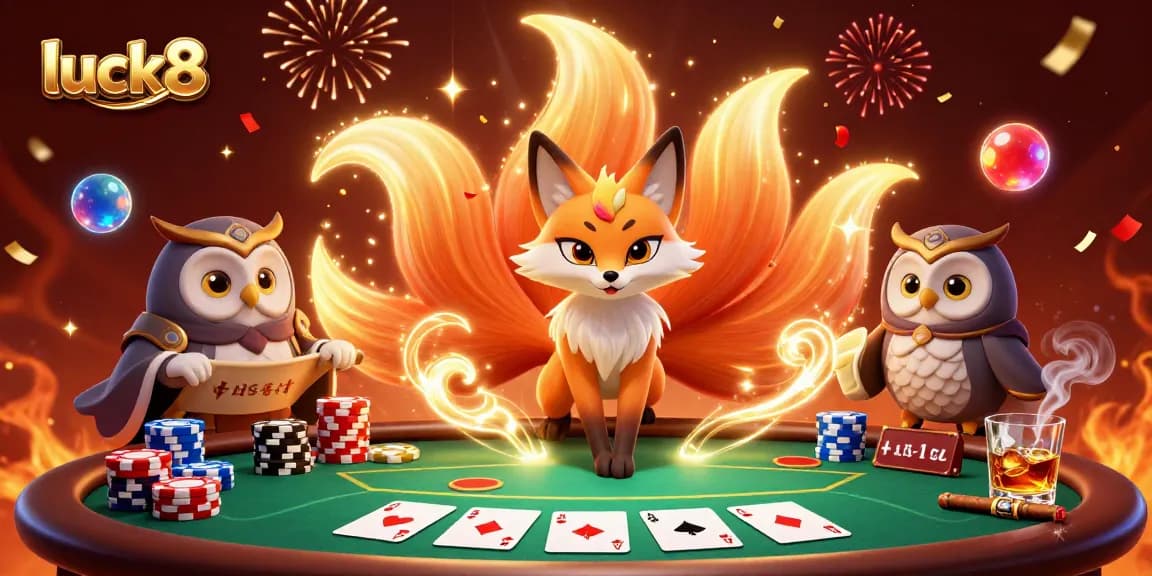 Experience the thrills of luck8 with high-stakes poker action surrounded by magical characters.