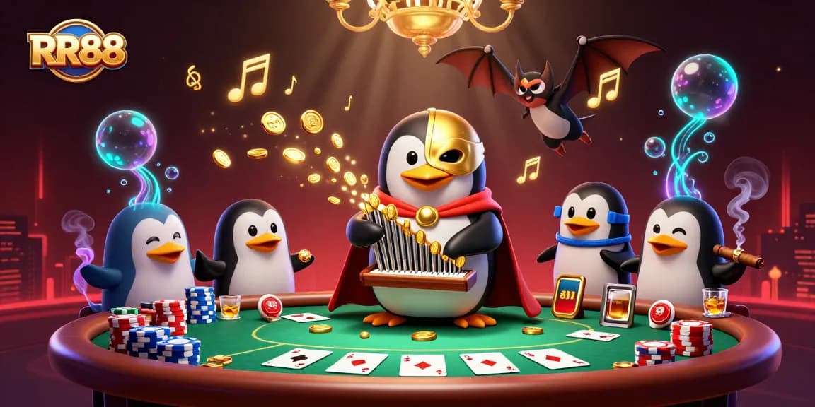 Experience exciting bets at RR88 with a lively casino scene and vibrant elements.