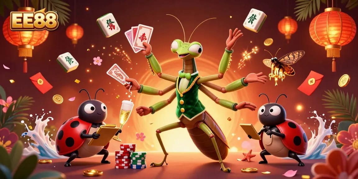 Experience exciting casino action at EE88 with vibrant games and friendly characters.