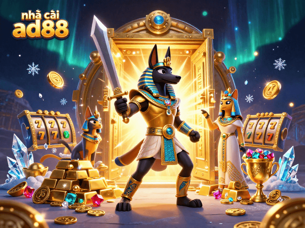 Experience the thrill of nhà cái ad88 with ancient Egyptian warriors, riches, and slot excitement!