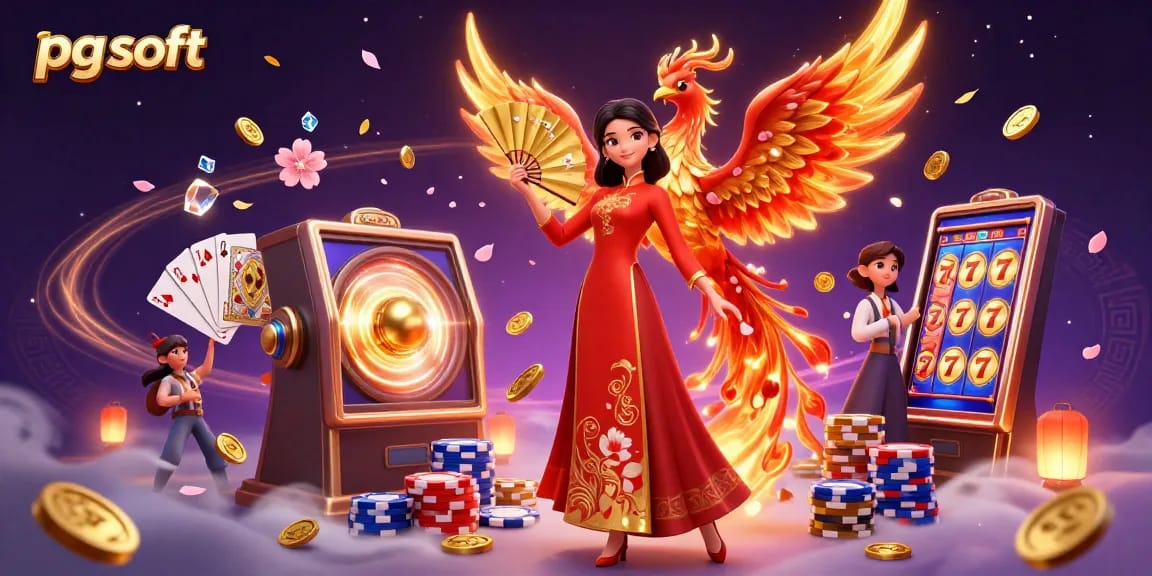Experience the excitement of pg soft gaming with dynamic slot reels and vibrant casino action.