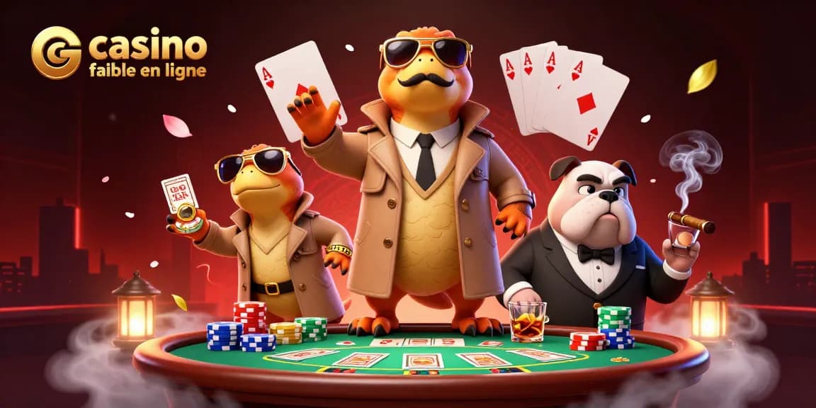 Jouez au casino fiable en ligne avec enthousiasme devant une table de poker animée
