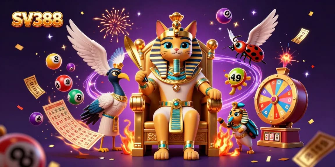 Engage in thrilling cockfighting action on SV388, featuring colorful casino dynamics and a vibrant atmosphere.