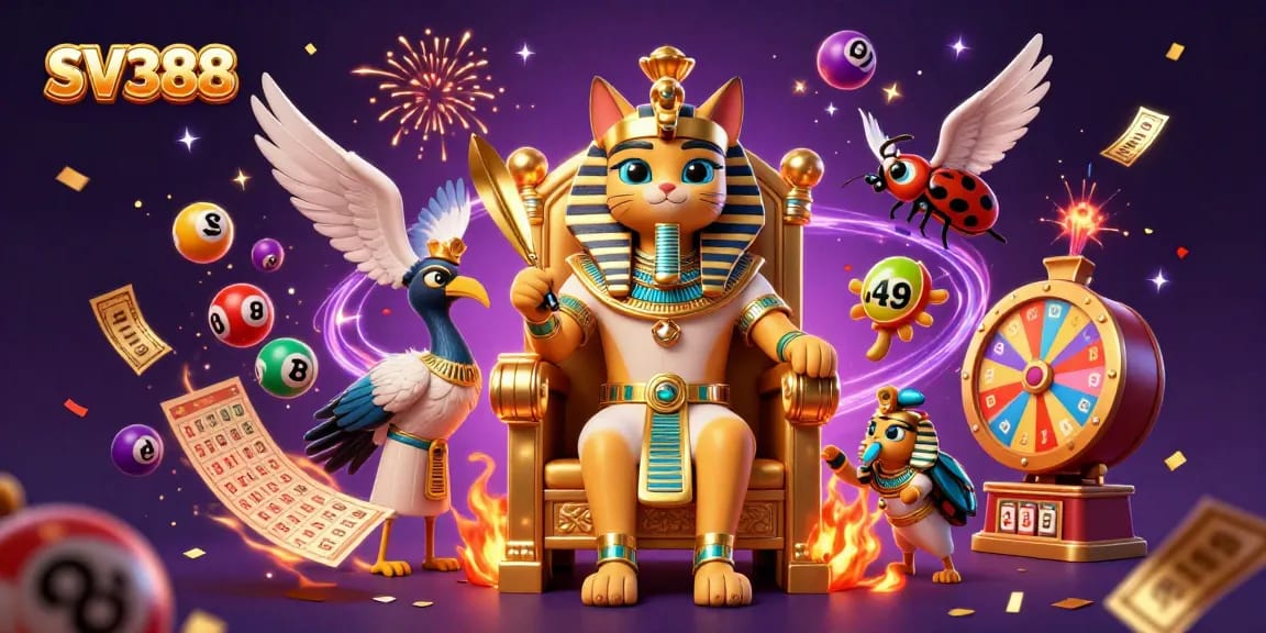 Engage in thrilling cockfighting action on SV388, featuring colorful casino dynamics and a vibrant atmosphere.