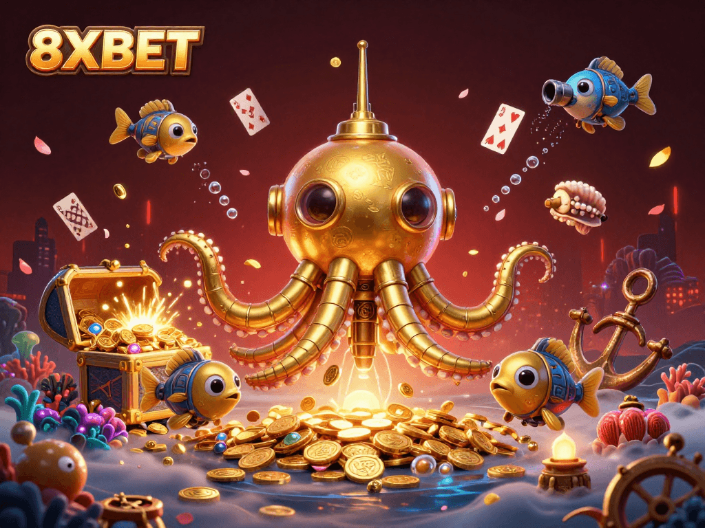 Experience thrilling wins with 8XBET in a vibrant ocean of exciting games and treasures.