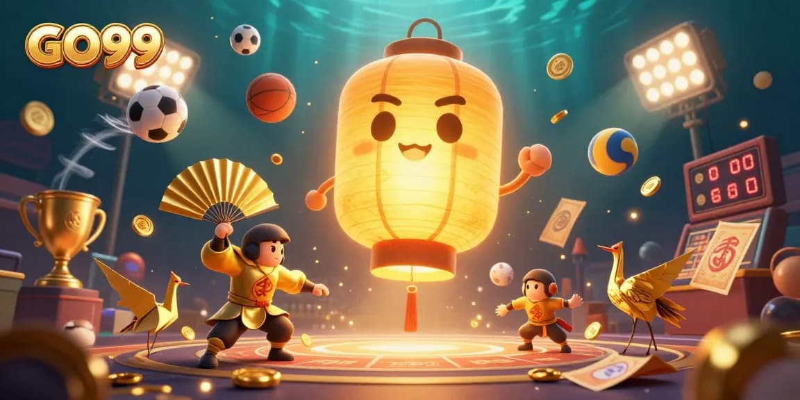 Engage in thrilling betting adventures with GO99 amidst a vibrant casino scene.