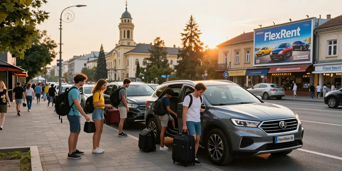 Chirie auto chisinau - Travelers enjoying a rental car adventure in Chișinău.