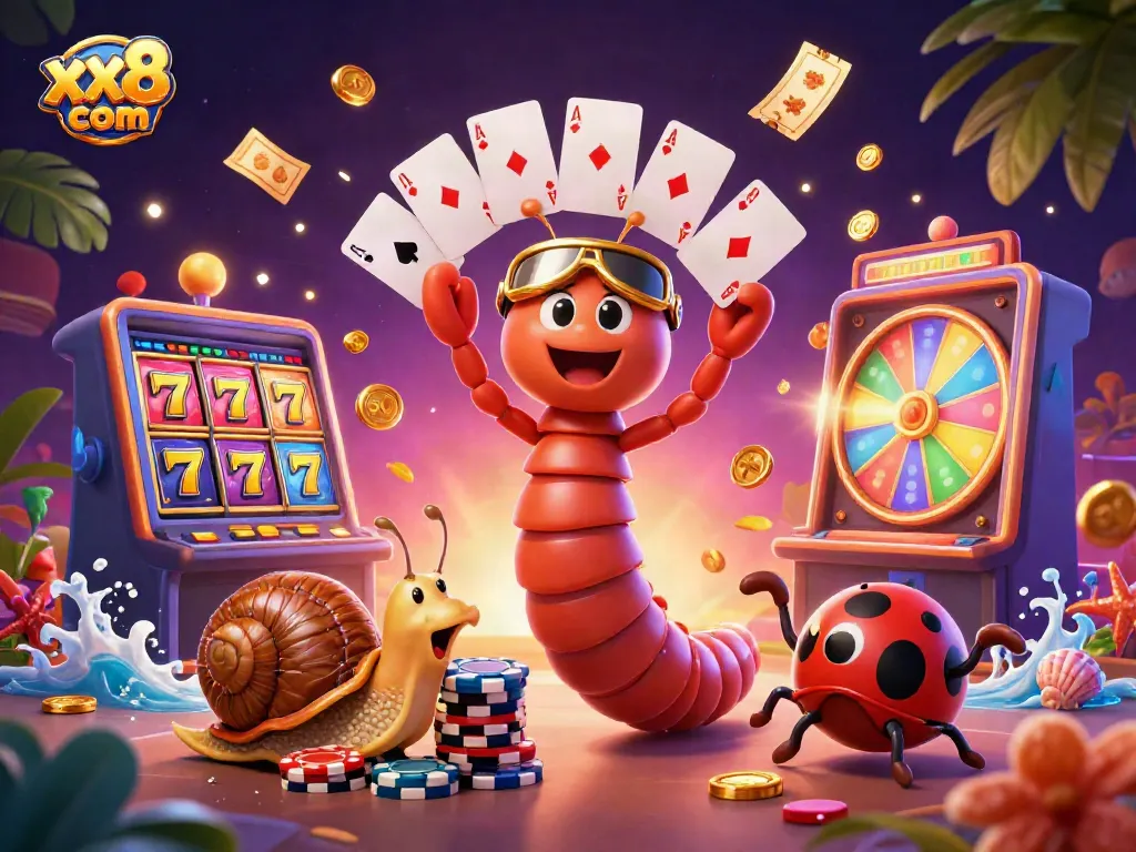 Engage with excitement at xx8 com's vibrant casino atmosphere featuring colorful slot games.