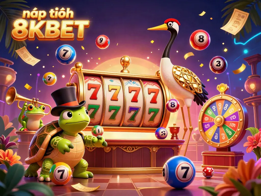 Engage and recharge at nạp tiền 8KBET with vibrant slots and animated game elements.