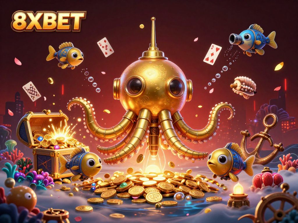 Experience thrilling wins with 8XBET in a vibrant ocean of exciting games and treasures.
