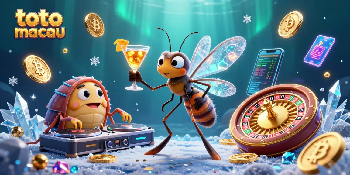 Gambkad toto macau dengan karakter menarik, koin 3D, dan elemen kasino yang menakjubkan.