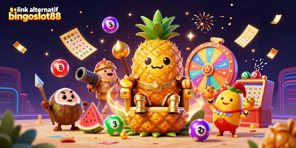 Menggiring pengalaman taruhan dengan link alternatif bingoslot88 dalam ilustrasi kasino yang penuh warna.