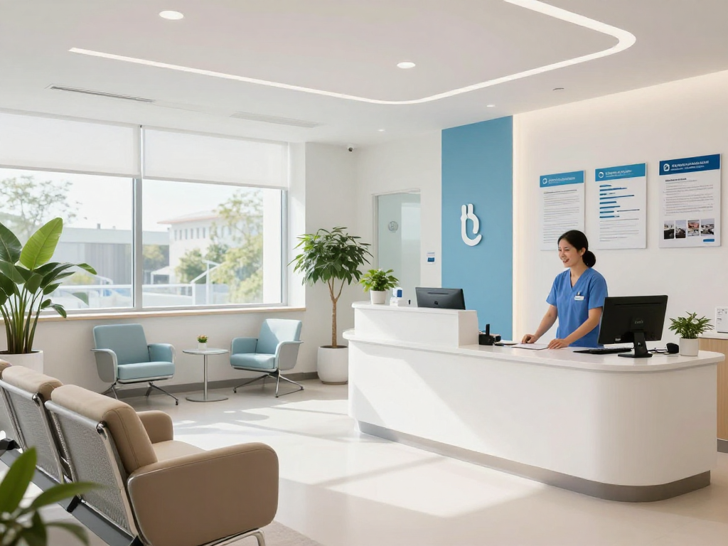 Psychoeducation and psychiatric assessment in a medical clinic environment with a focus on patient care and doctor consultation.